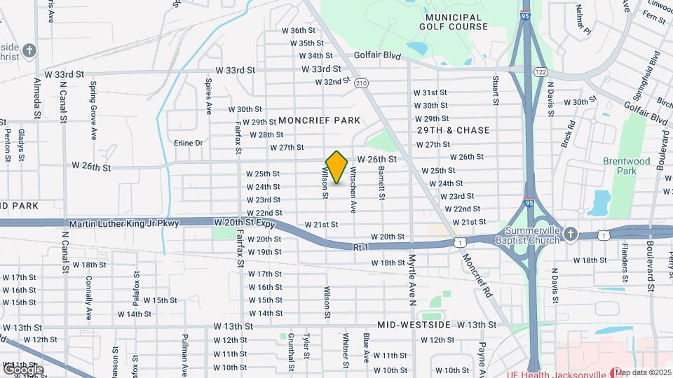 1504 W 24th St Map and Location Details
