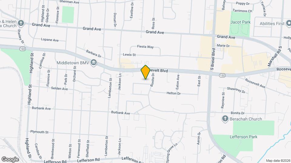 3707 Greenview Dr Map and Location Details