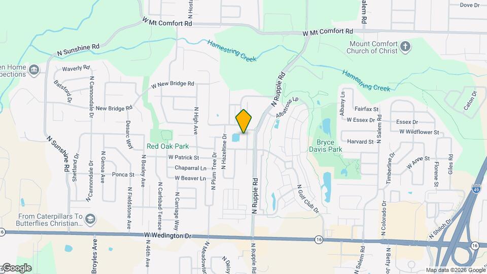 1689 N Oakhaven Pl Map and Location Details