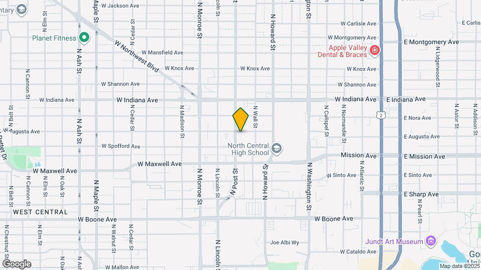 729 W Augusta Ave Mapa y Detalles de la Ubicación