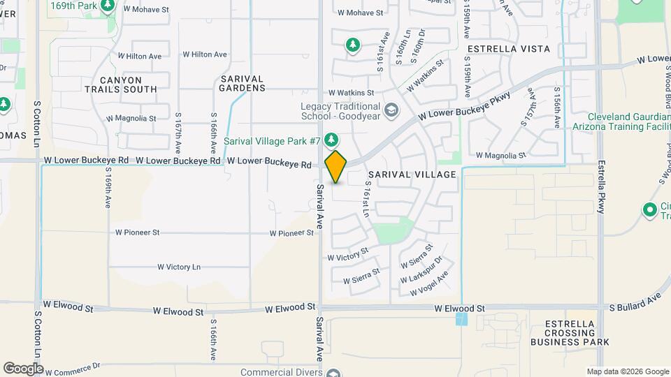 2929 S 162nd Ln Mapa y Detalles de la Ubicación