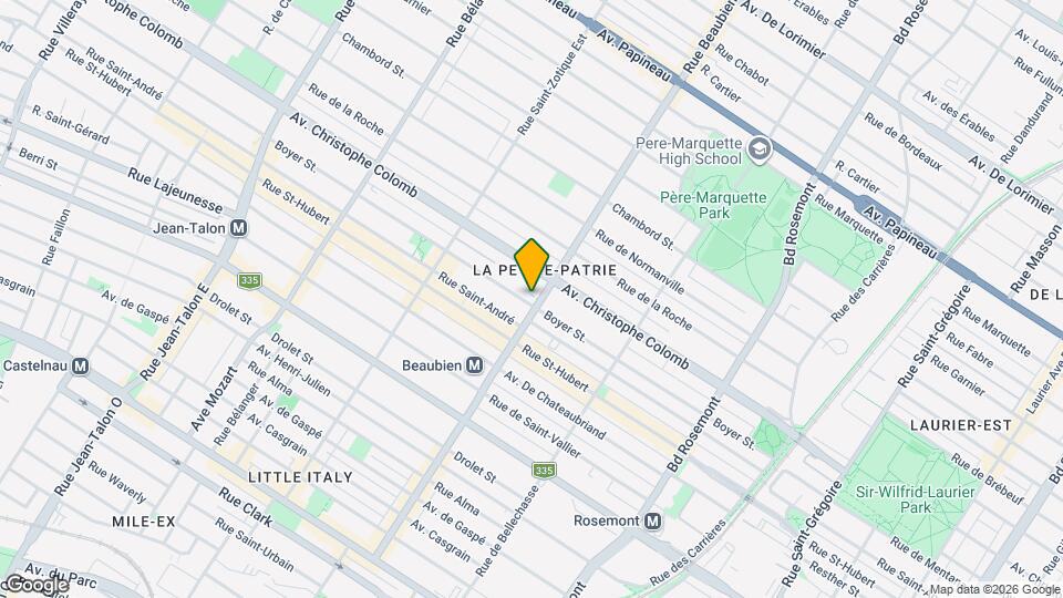 6501 Boyer Rue Map and Location Details