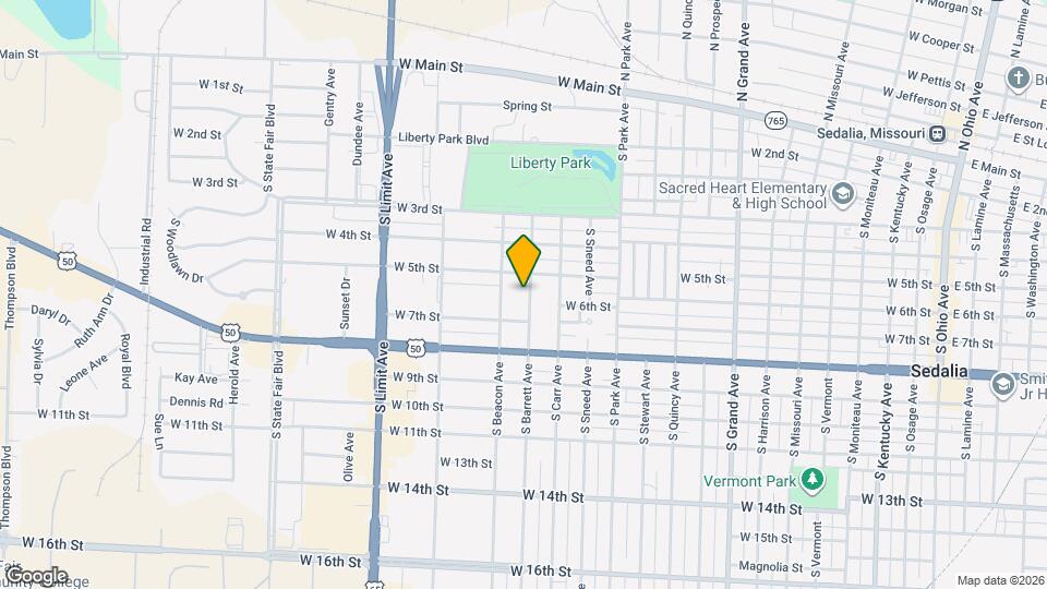 520 S Barrett Ave Map and Location Details