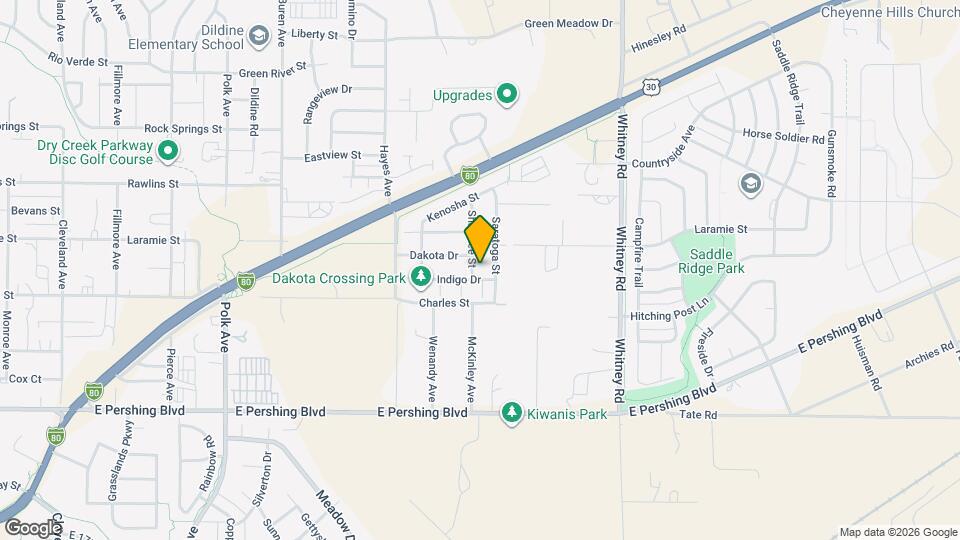 3509 Shawnee St Map and Location Details