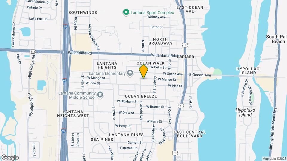 710 W Mango St, Unit 1 Map and Location Details