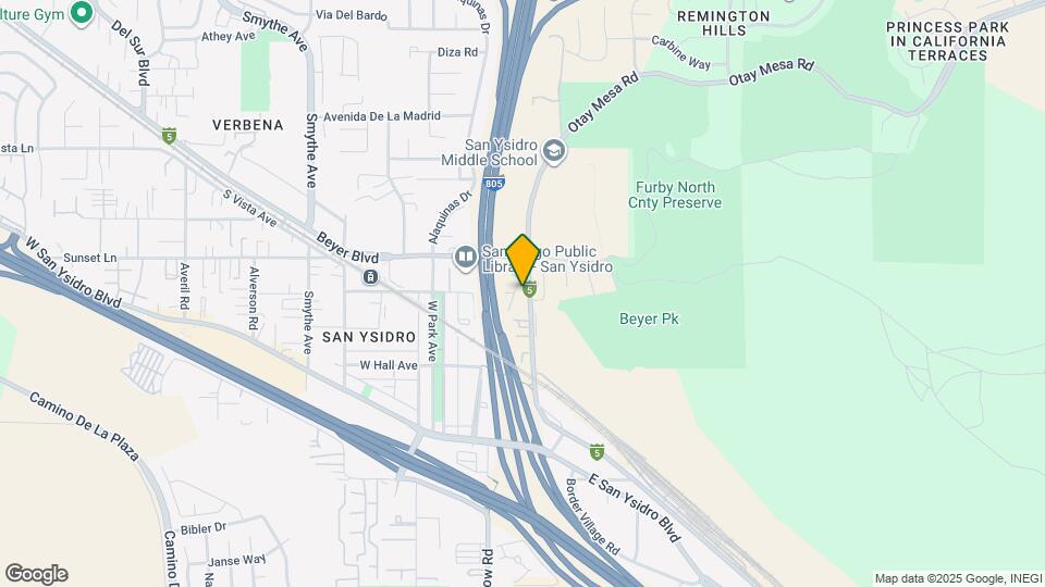 000 Mesa Ave Mapa y Detalles de la Ubicación