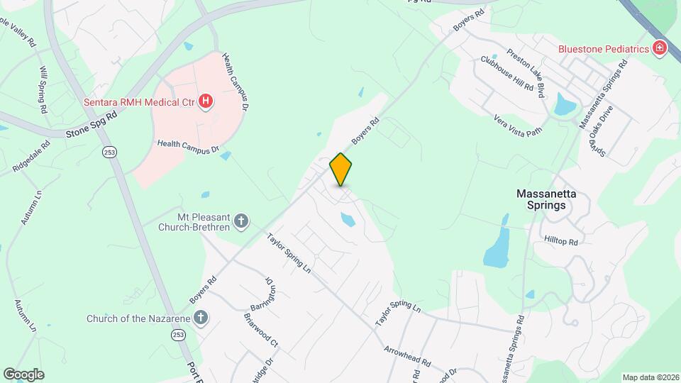 2937 Congers Creek Rd Map and Location Details