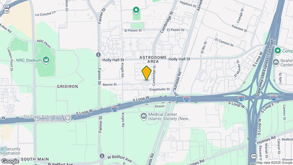 2225 Naomi St Map and Location Details