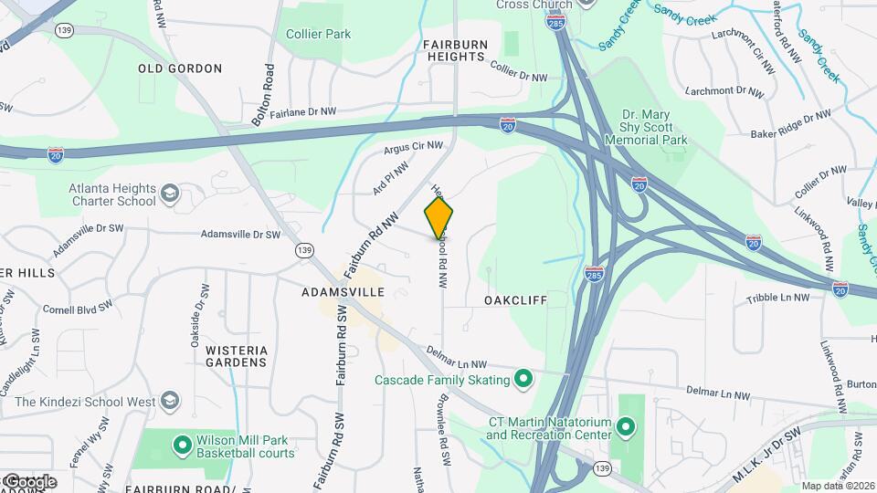 3456 Thompson Dr NW Map and Location Details