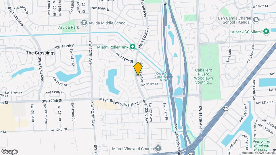 11701 SW 122nd Ave Map and Location Details