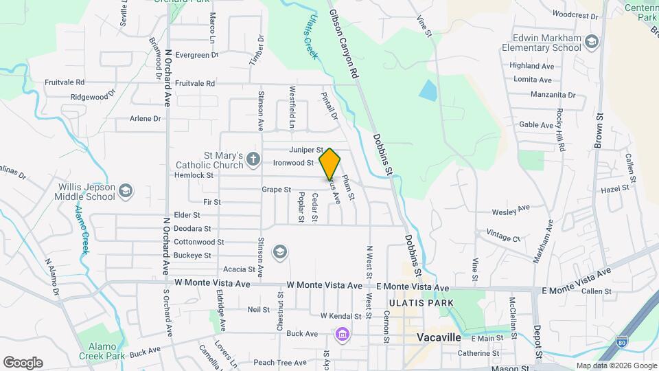 284 Citrus Ave Map and Location Details