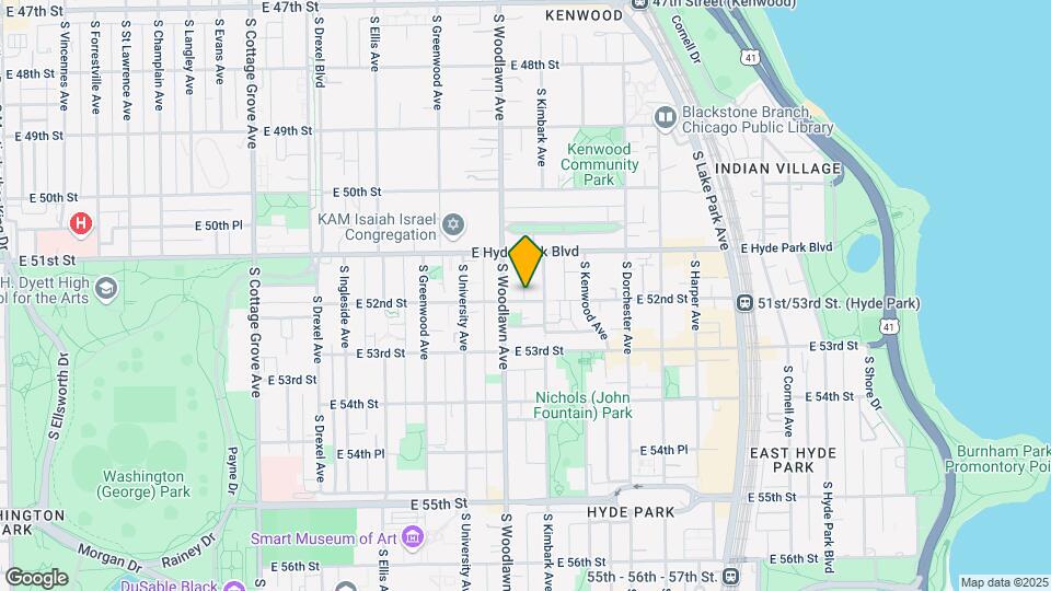 1222-1224 E 52nd St Map and Location Details