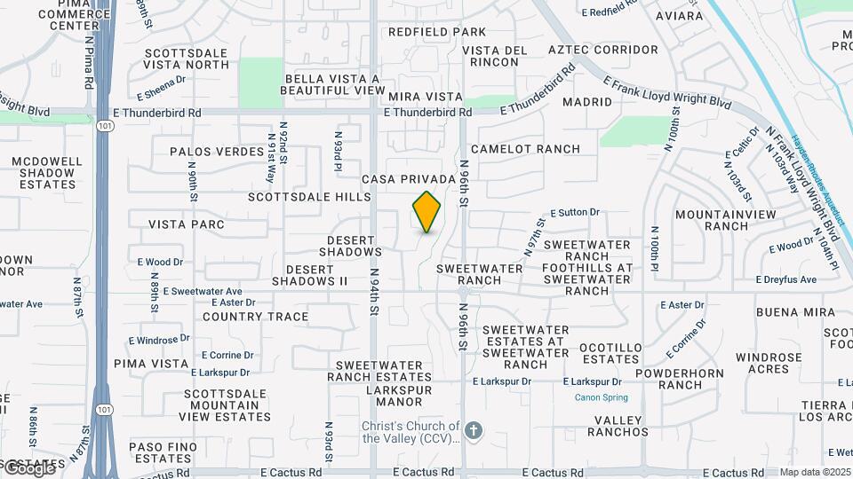 13235 N 94th Way Map and Location Details