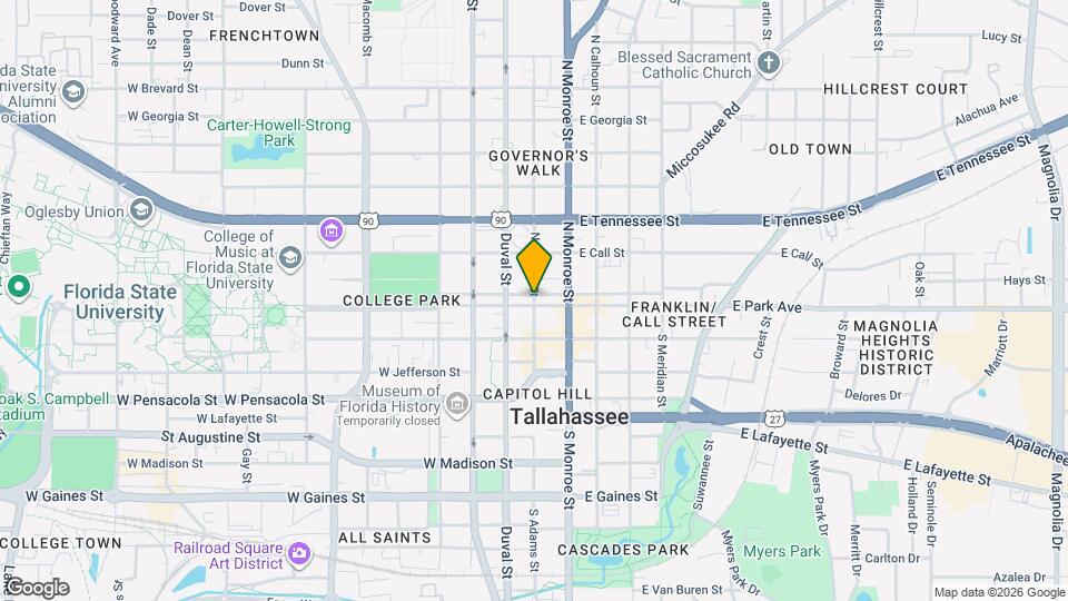 3 N Adams St Map and Location Details