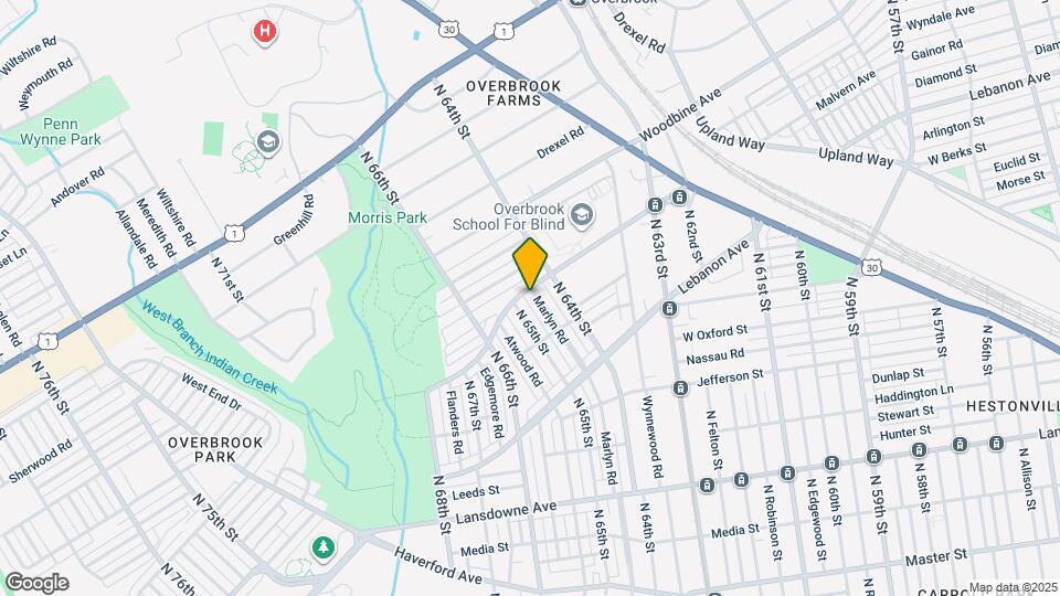 1254 Marlyn Rd, Unit 2nd fl Mapa y Detalles de la Ubicación