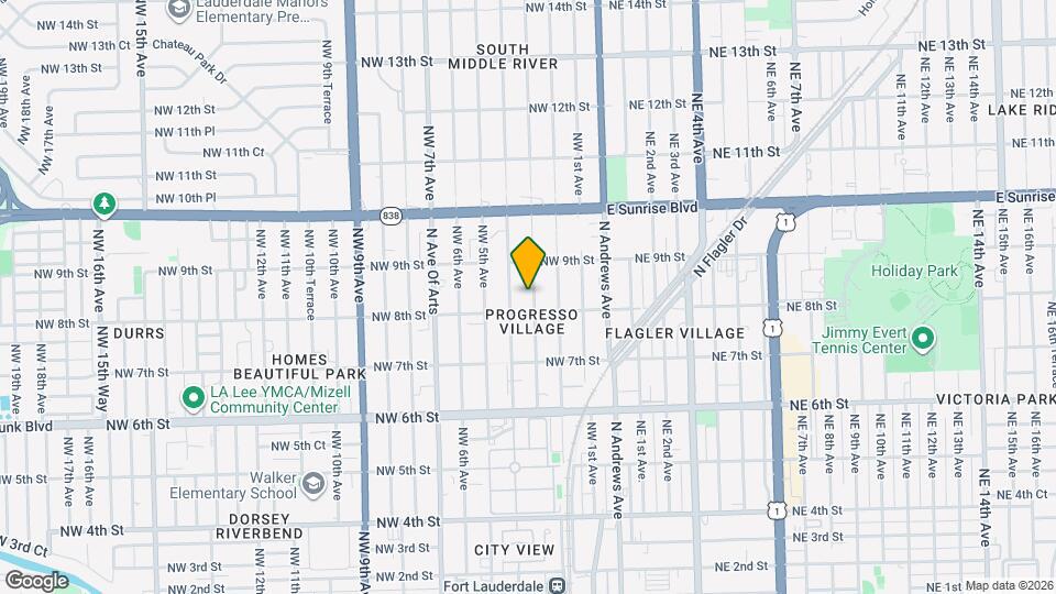 813 NW 3rd Ave Map and Location Details