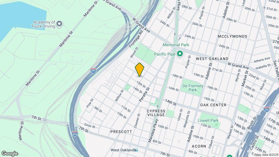 1519 Campbell St Map and Location Details