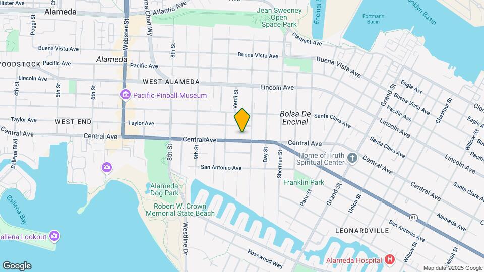 1031-1033 Central Ave Mapa y Detalles de la Ubicación