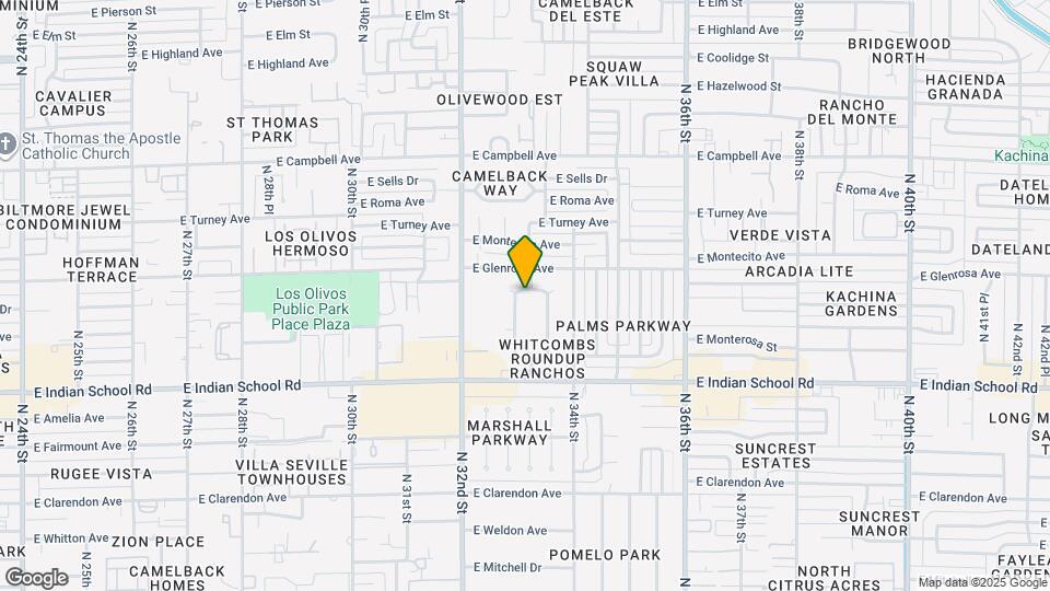 4219 N 33rd St Map and Location Details