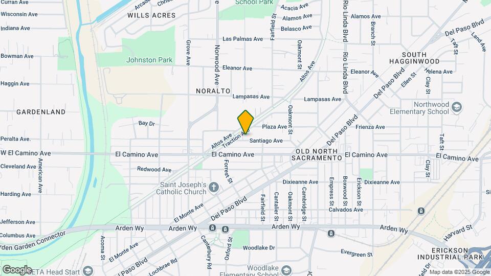 545-555 Santiago Ave Map and Location Details
