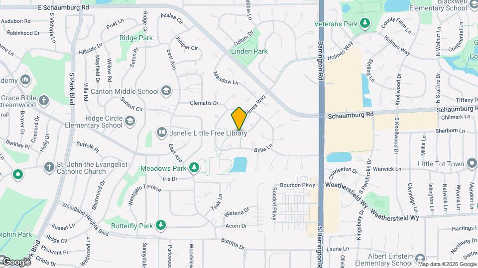 160 Crescent Ln Map and Location Details