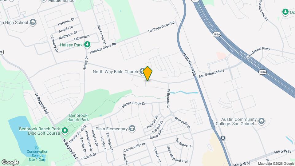 1312 Mustang Brook Ln Map and Location Details