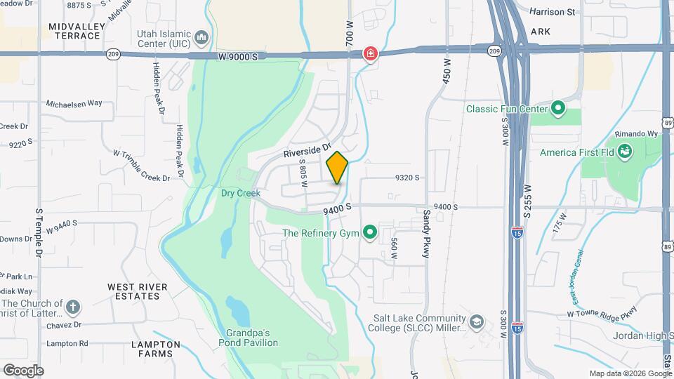 734 W Sweet Meadow Ln Mapa y Detalles de la Ubicación