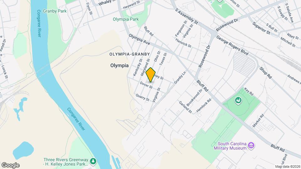 1326 Dover St Map and Location Details