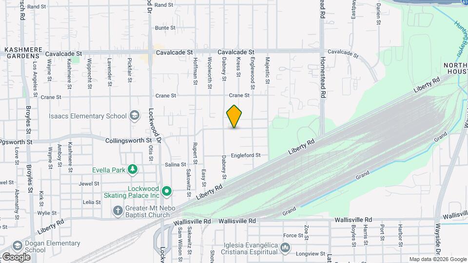 6024 Collingsworth St Map and Location Details