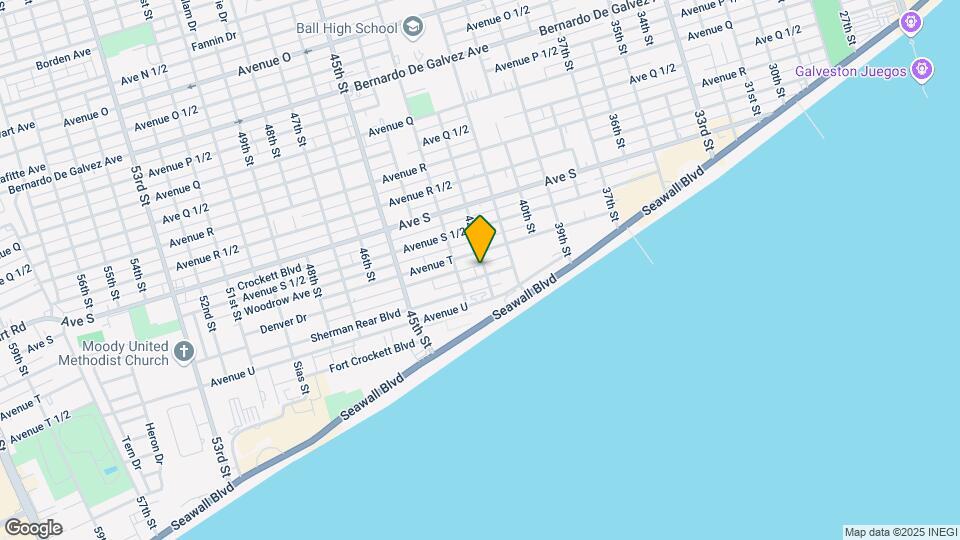4202 Avenue T 1/2 Mapa y Detalles de la Ubicación