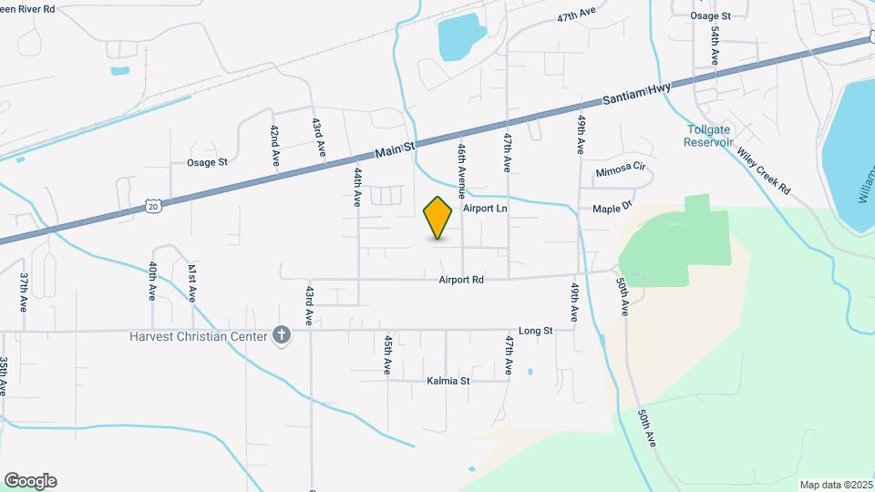 4504 Live Oak St Map and Location Details