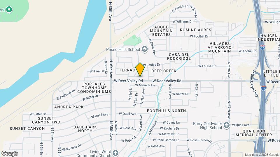 3331 W Via Del Sol Dr Map and Location Details