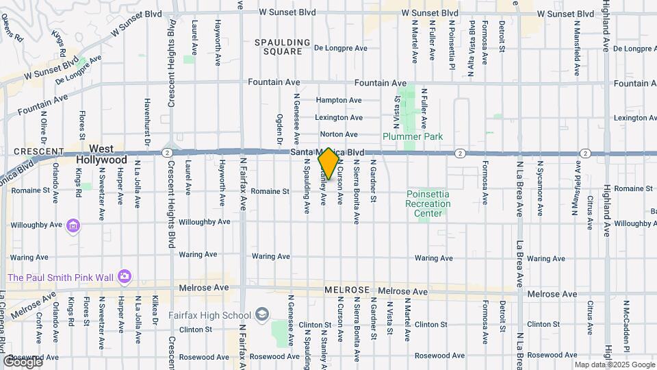 1010 N Stanley Ave Map and Location Details