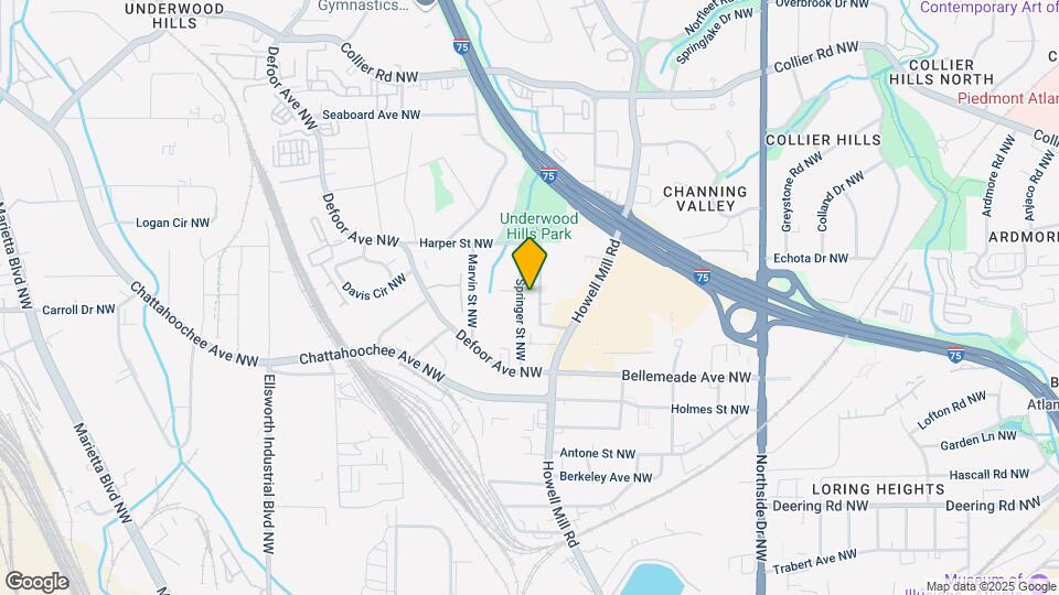 1752 Ridgeway Ave NW Mapa y Detalles de la Ubicación