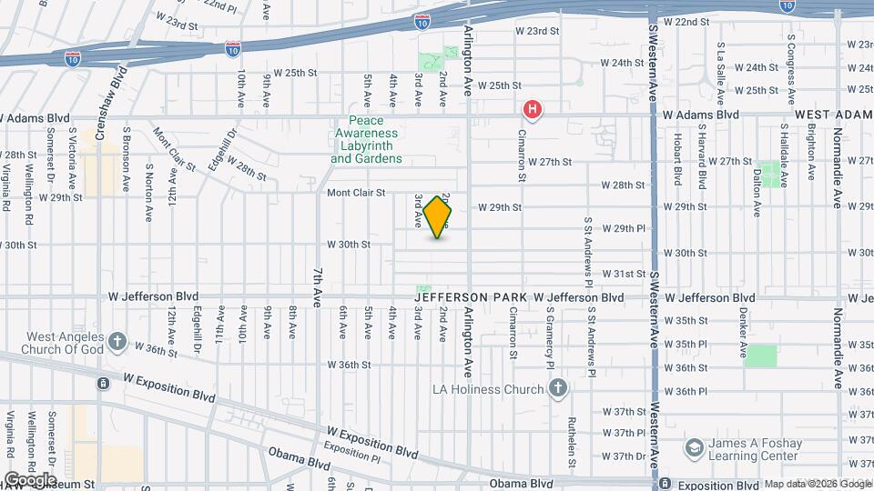 2345 W 30th St Map and Location Details