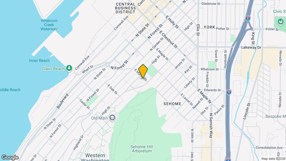 612 E Myrtle St Map and Location Details