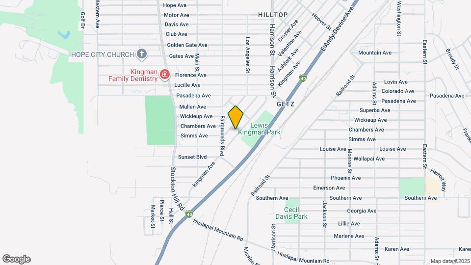 2155 Kingman Ave Map and Location Details
