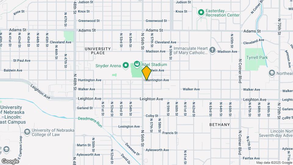 5619 Huntington Ave Map and Location Details