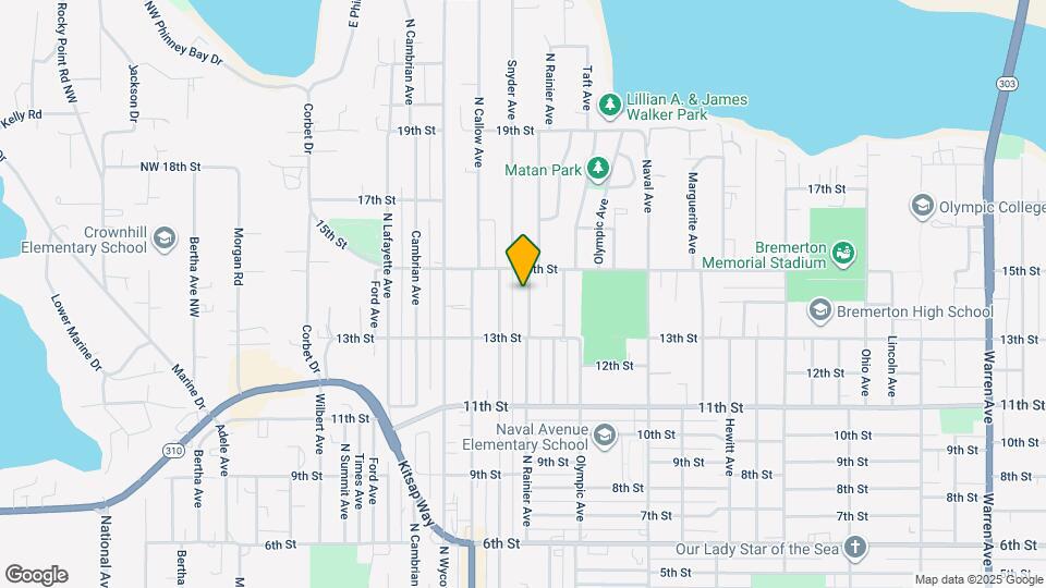 1331 Rainier Ave, Unit B Map and Location Details