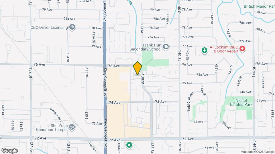 13777-1375A 75a Ave Map and Location Details