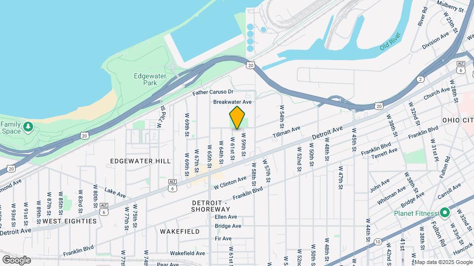 1317 W 61st St, Unit 1317 Map and Location Details