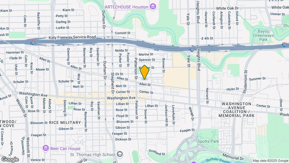4322 Allen St Map and Location Details