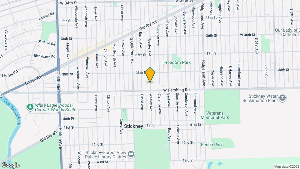 3842 Wesley Ave Mapa y Detalles de la Ubicación