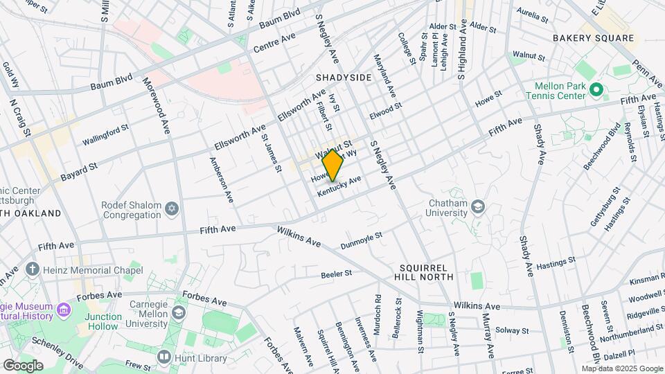 920 Bellefonte St, Unit 920 Bellefonte 2nd Floor Map and Location Details