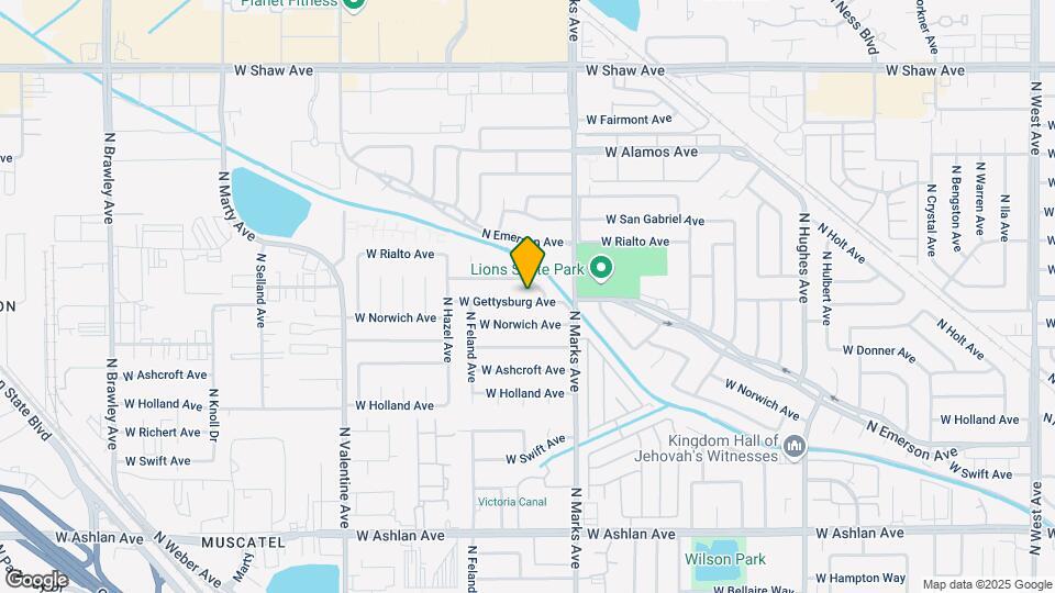 3080 W Gettysburg Ave Map and Location Details