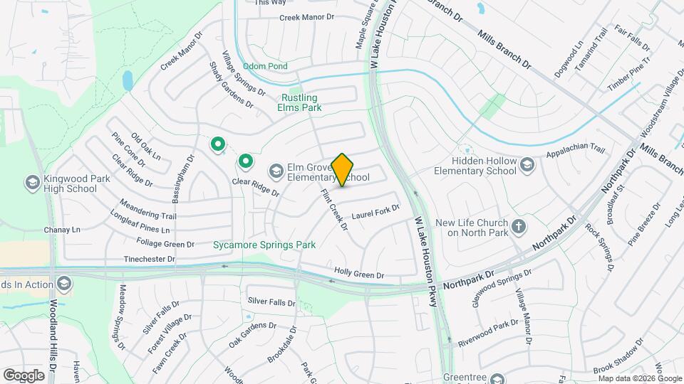 3122 Birch Creek Dr Map and Location Details