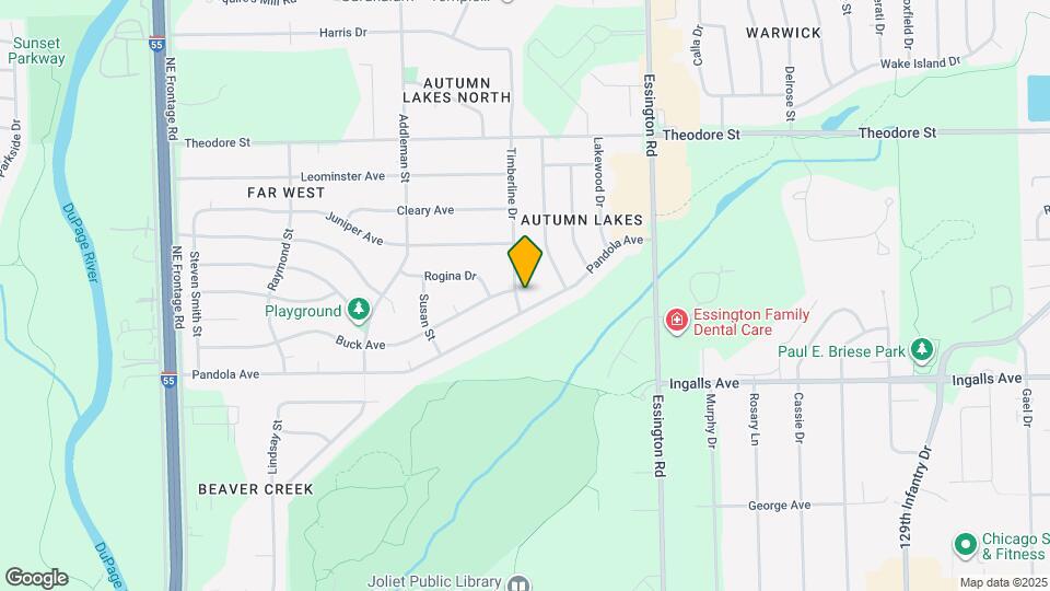 1328 Timberline Dr Map and Location Details