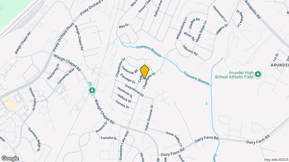 640 Chapelgate Dr Map and Location Details