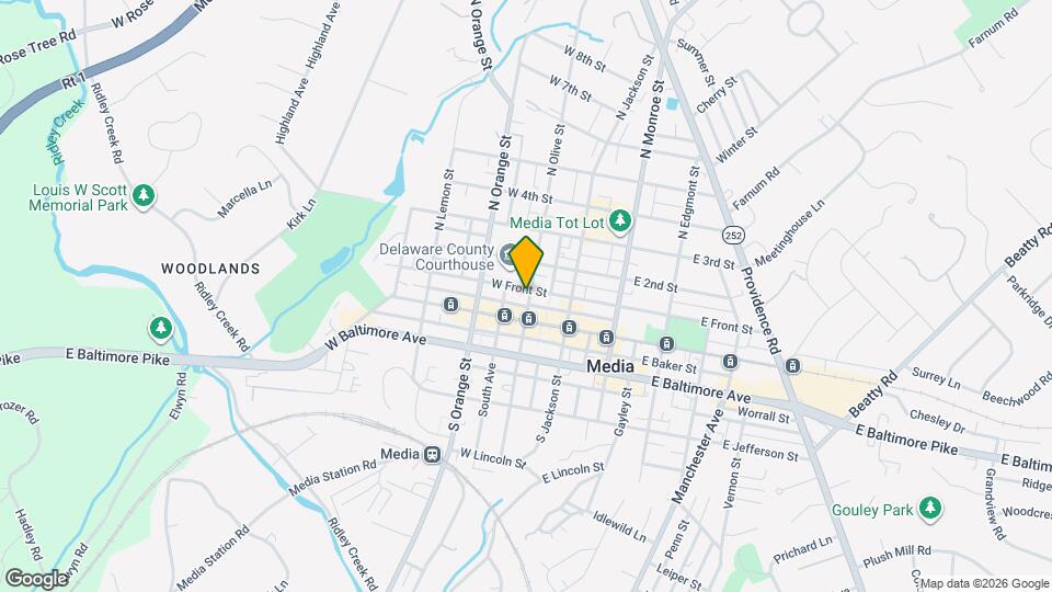 100 W Front St Map and Location Details