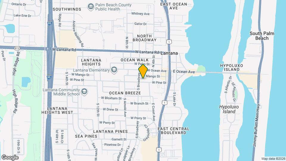 511 W Pine St Map and Location Details